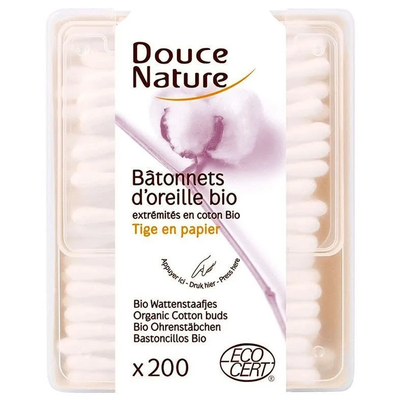 БИО клечки за уши 200 бр. Dounce Nature