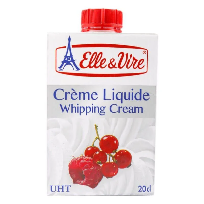 Сметана UHT сладкарска 0,200 Whipping Elle&Vire 35,1%
