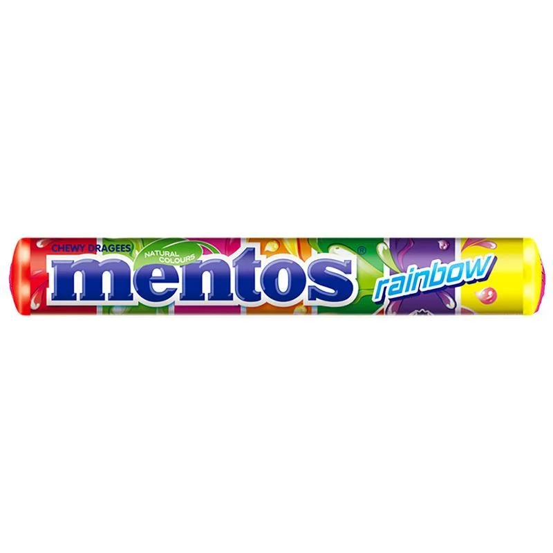 Бонбони драже Mentos рейнбоу 0,038