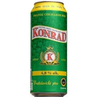 Бира Konrad светло кен 4,8%  0,500