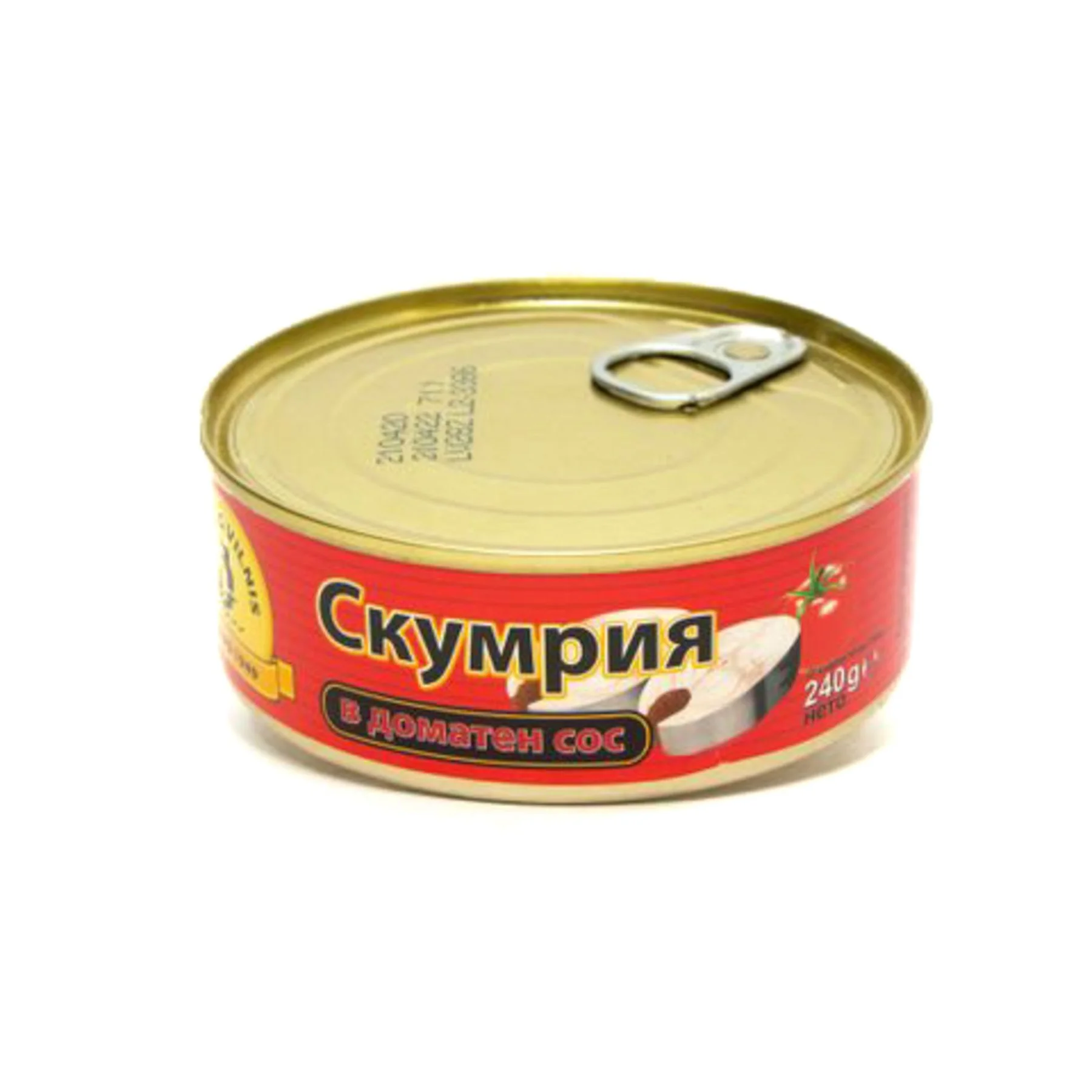 Скумрия в доматен сос 0.240 ЕкоМерс