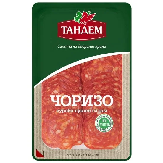 Сурово сушен салам Чоризо 0,100 Тандем