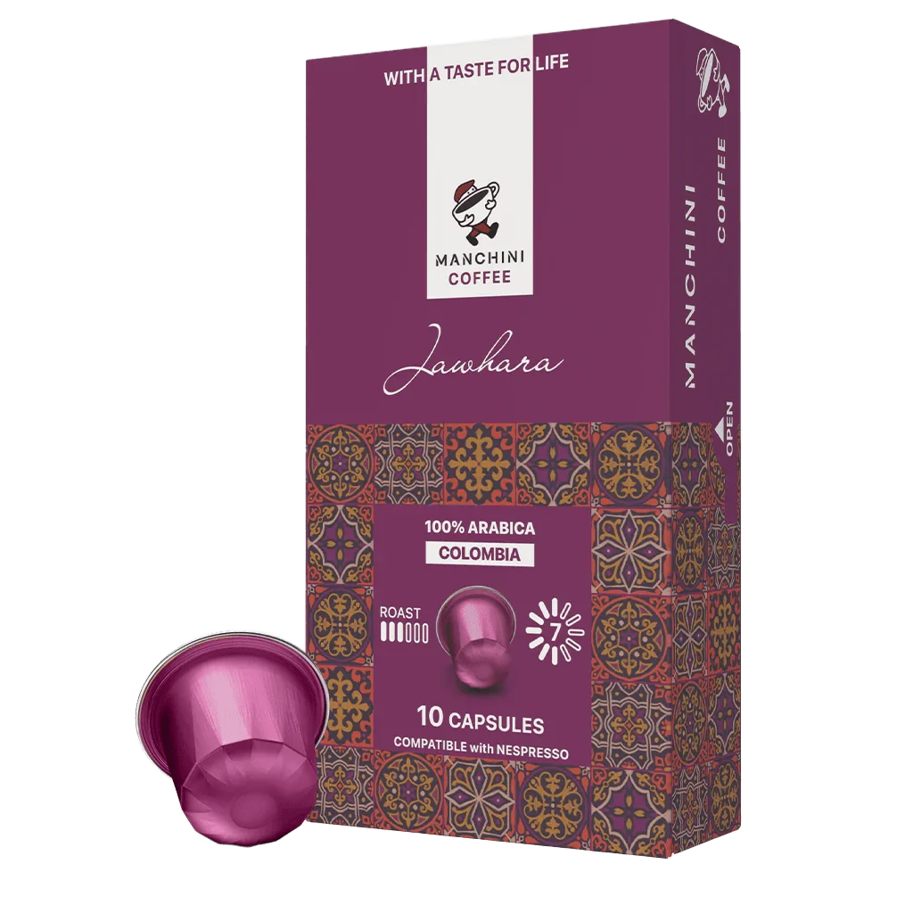 Кафе Manchini JAWHARA COLUMBIA 10 бр капсули