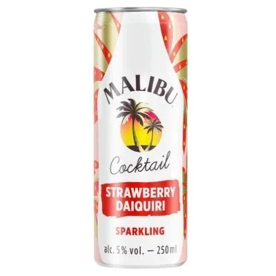 Алкохолна напитка Malibu Ягодово Дайкири 0,250 кен