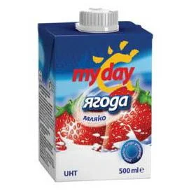 Прясно мляко My Day Ягода 0,500 UHT