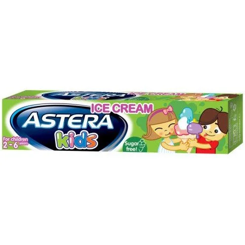 Паста за зъби Астера Kids 2-4 год. 0,050 сладолед
