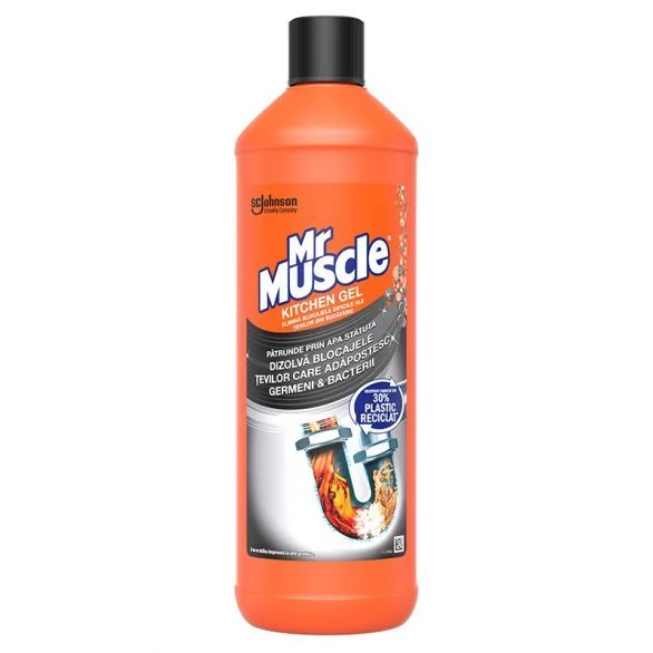 Гел за отпушване на тръби 1 л. Mr Muscle
