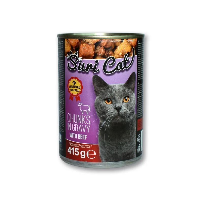 Suri Cat храна за котки говеждо 0,415