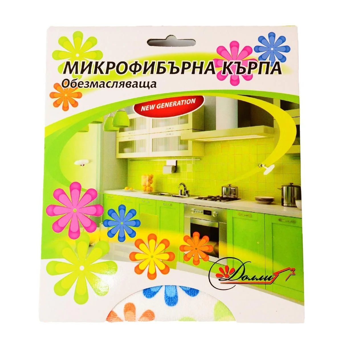 Микрофибърна кърпа Обезмасляваща Долли