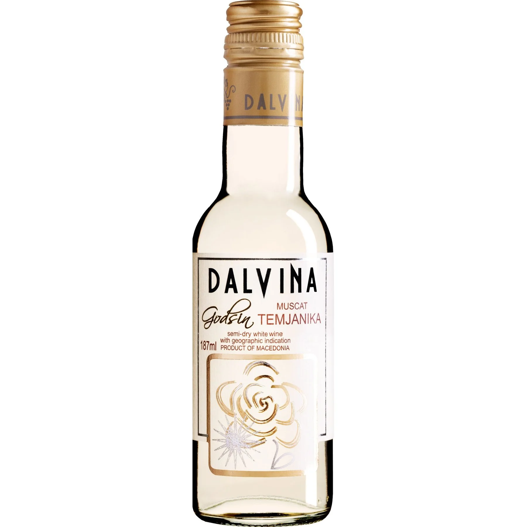 Бяло вино Мускат Godsin 0,187 Dalvina