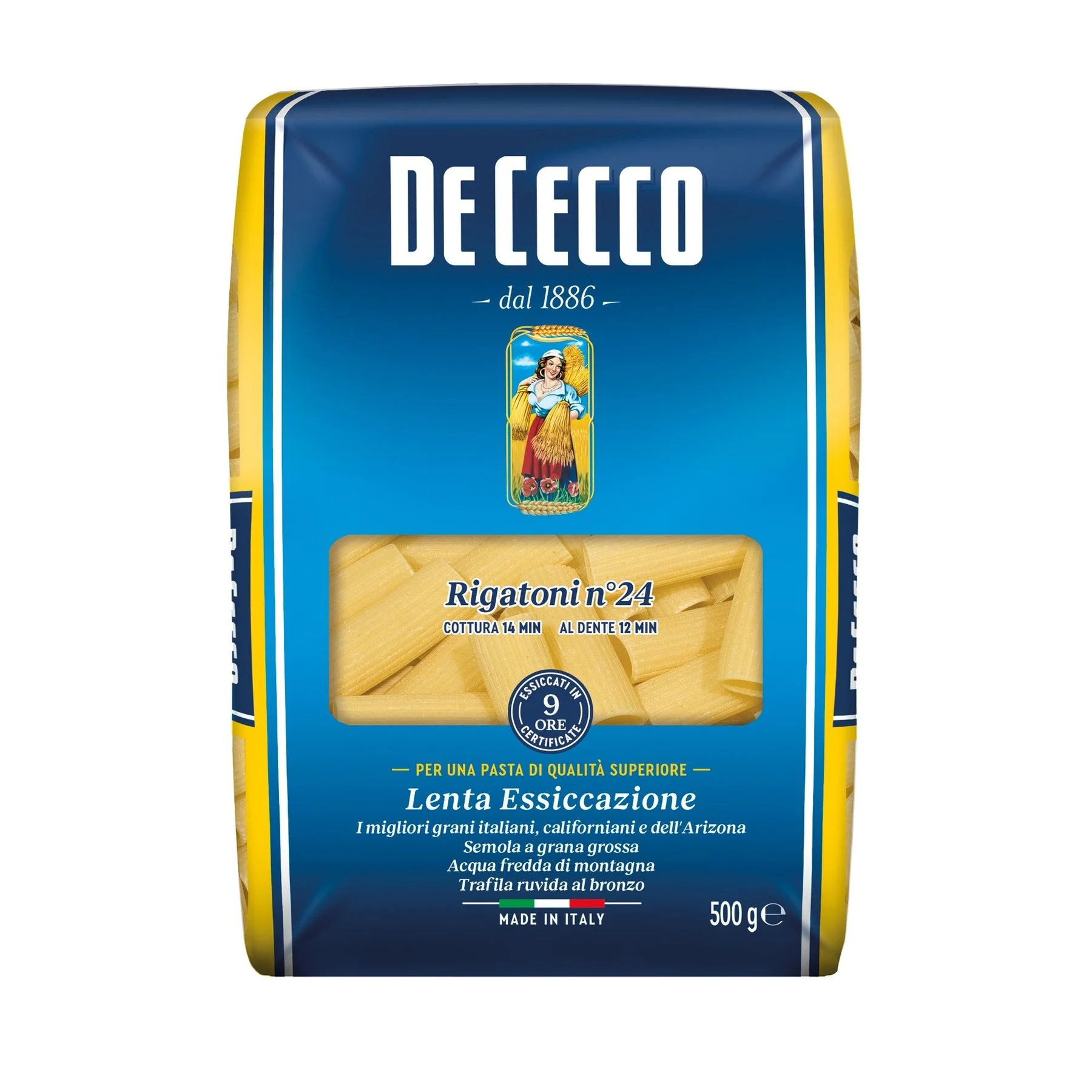 Макарони Ригатони 0,500 De Cecco