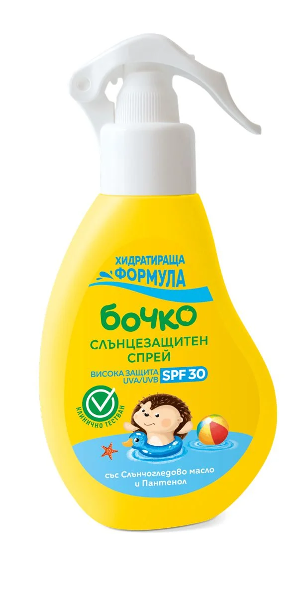 Бочко слънцезащитен спрей SPF30 0,150