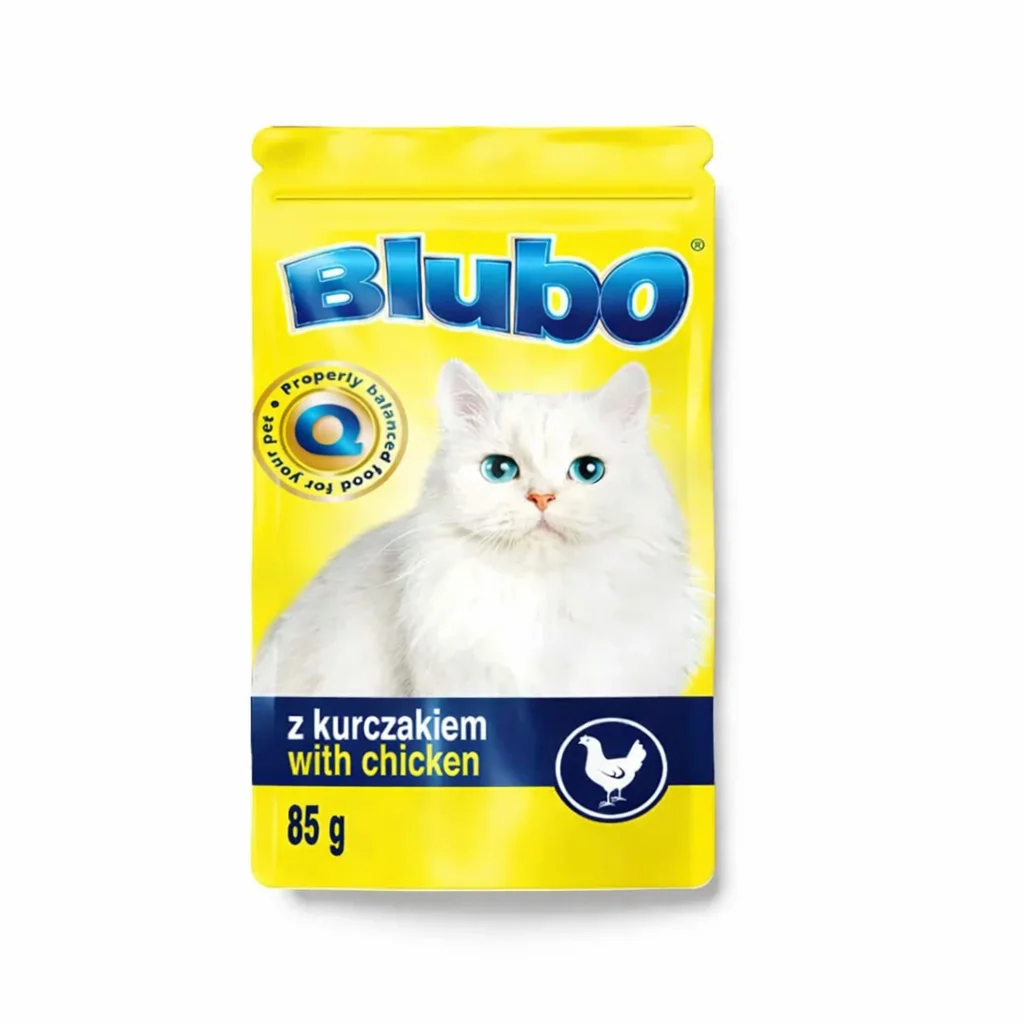Blubo пауч за котки 0,085 пиле