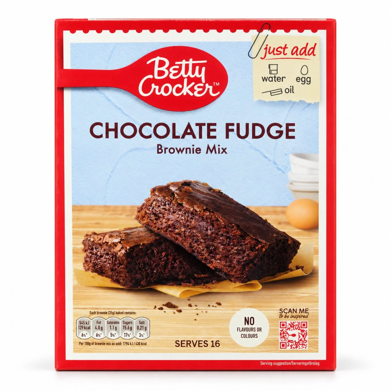 Микс за Шоколадово брауни 0,425 Betty Crocker