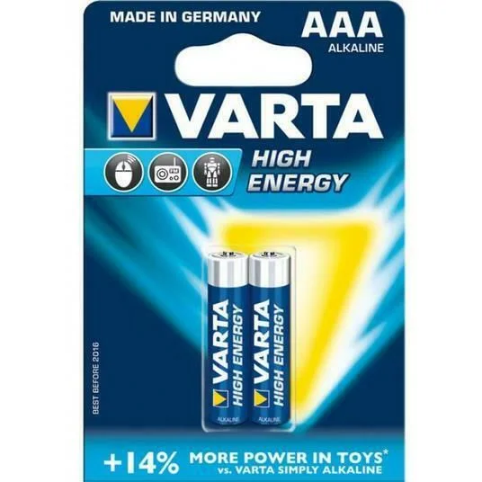 Батерии Varta Long Life Power алкални LR03 AAA 2 бр.