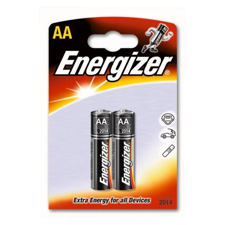 Алкална батерия Energizer base AA 1.5V 2 бр.