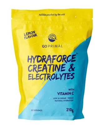 GoPrimal HydraForce - Electrolytes, Creatine & Vitamin C 0,210 Lemon