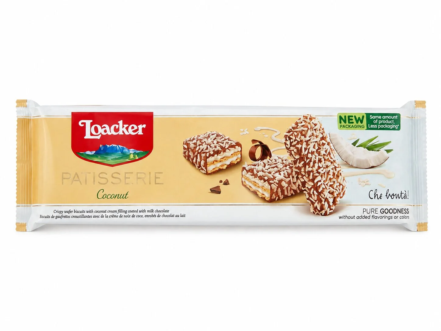 Вафли Лоакер Gran Pasticceria 0,100 Шоколадови с кокос