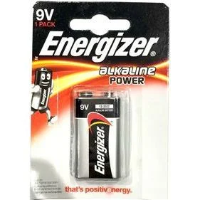 Алкална батерия Energizer base 9V 1бр.