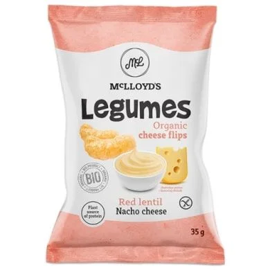 БИО Снакс от червена леща с Начо сирене 0,035 Legumes
