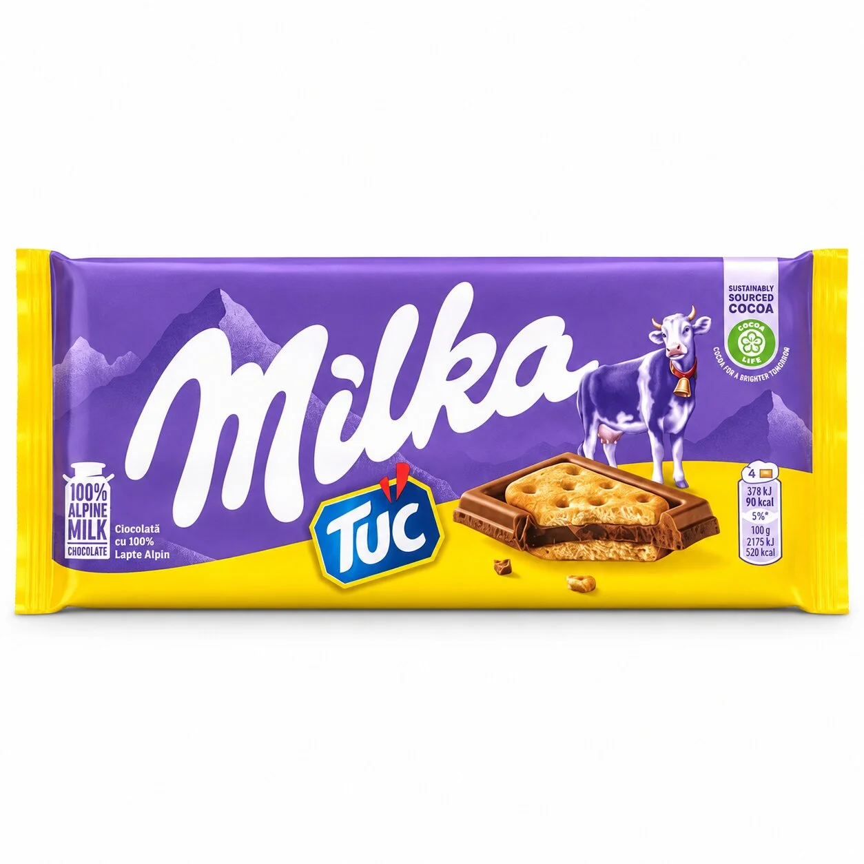 Шоколад Милка Сандвич Tuc 0,087