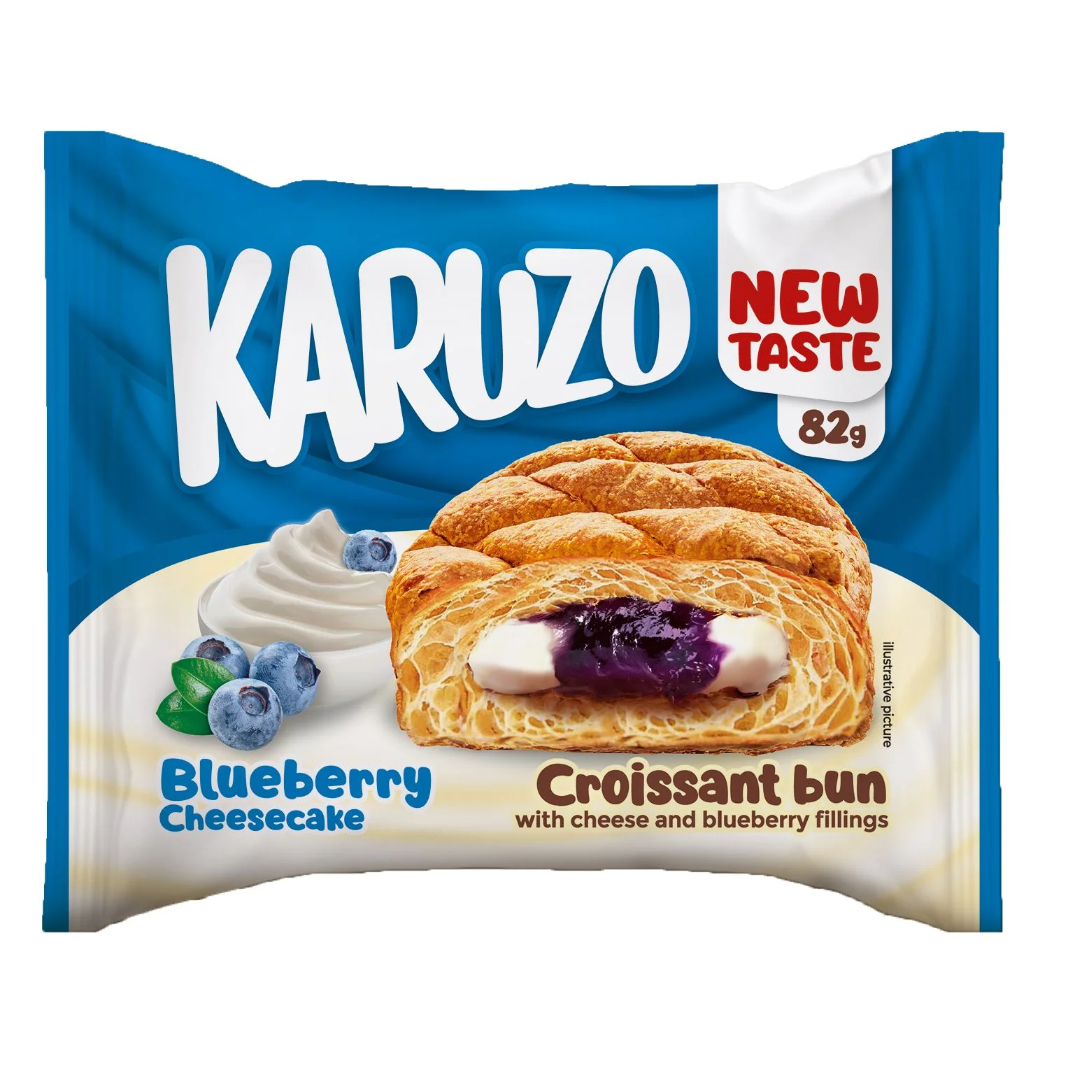 Кроасан Karuzo със сирене боровинка 0,082