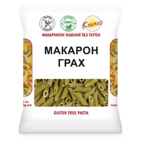 Макарони грах без глутен 0,250 Крамас