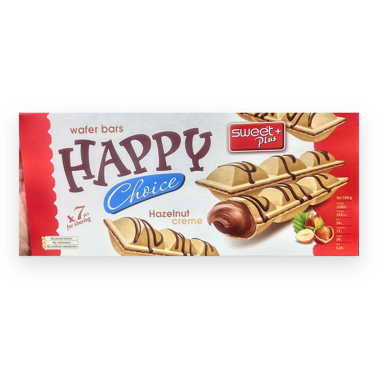 Вафлен десерт с лешников крем 0,120 Sweet Plus