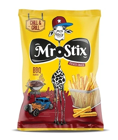 Кубети картофен снакс Mr.Stix 0,050 Барбекю