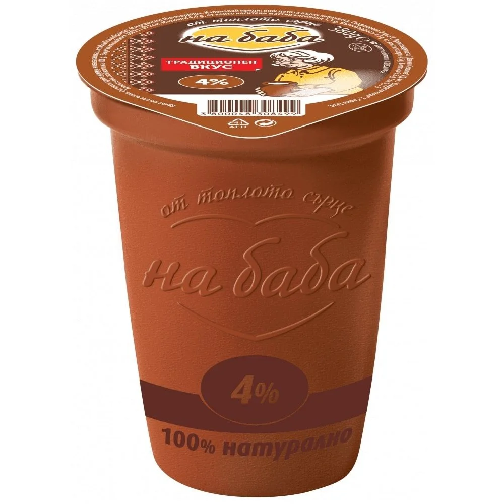 Кисело мляко На баба 4% 0,380