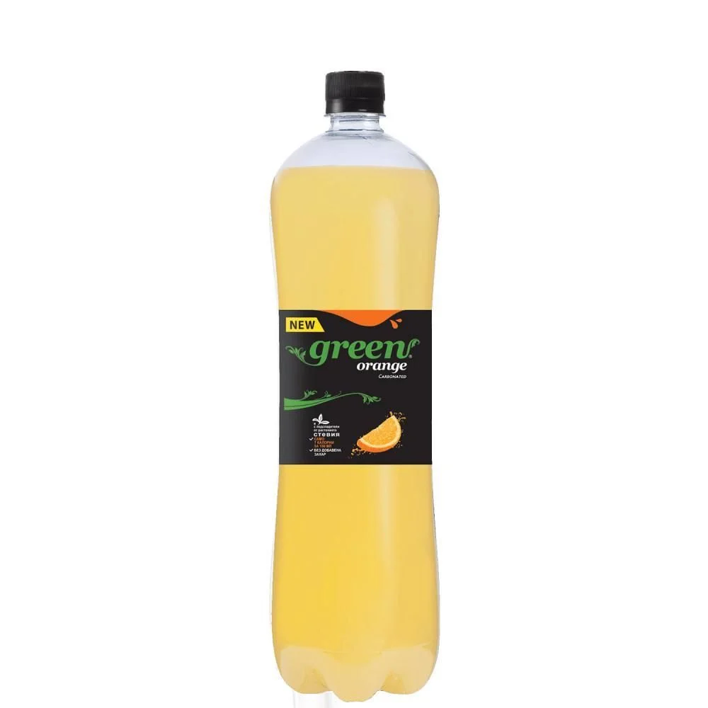 Газирана напитка Green Orange 1,5л