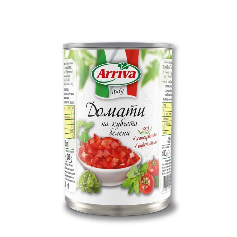 Белени домати на кубчета 0.400 Arriva