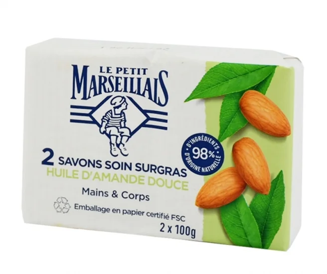 Сапун тоалетен с масло от карите 2 х 0,100 Le Petit Marseillais