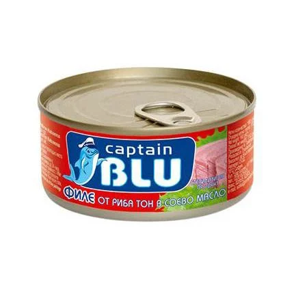 Риба тон филе в растително олио 0,160 Captain Blu