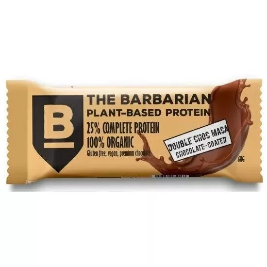 БИО Шоколадов протеинов бар с двоен шоколад и мака 0,068 The Barbarian