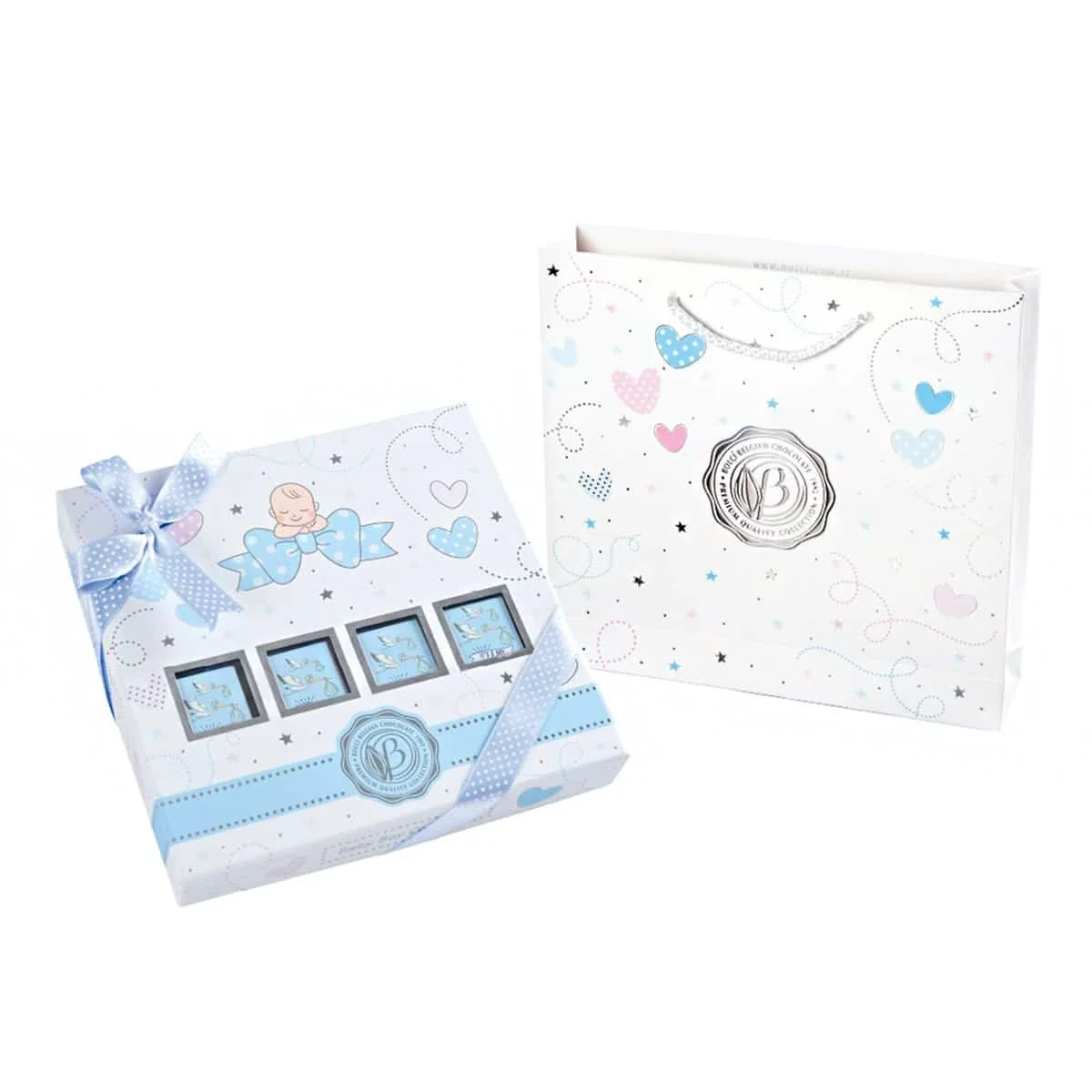 Шоколадови бонбони Baby Box Blue 0,312 Bolci