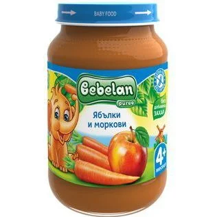 Овко Бебелан ябълки и моркови 0,190