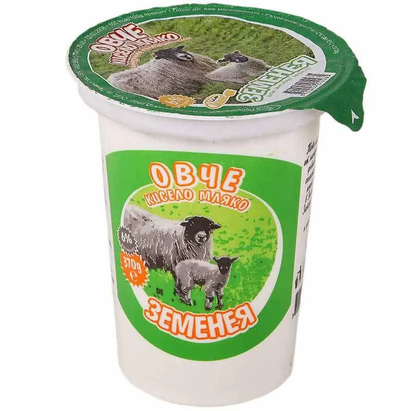 Кисело мляко Земенея Овче 6 % 0,370