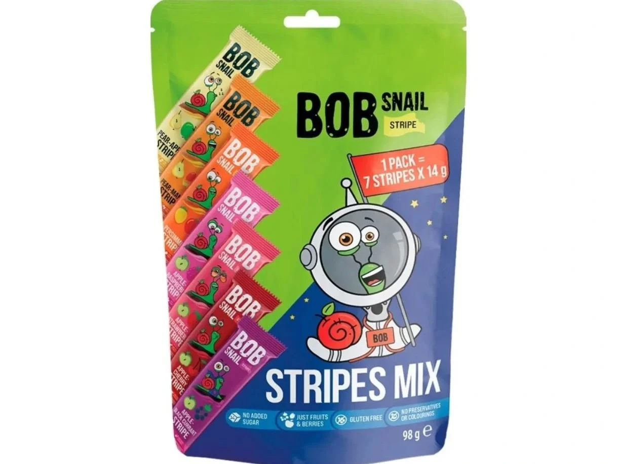 Бонбони BOB Snail 0,098 сушени плодове Микс