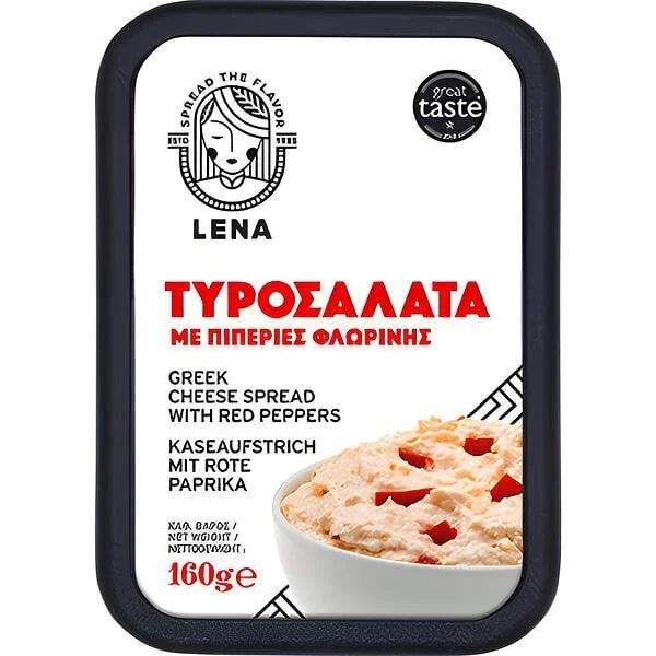 Салата със сирене и червени чушки Тирокафтери 0,160 Lena