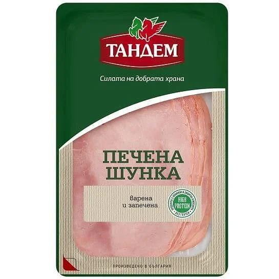 Шунка печена слайс 0.160 Тандем