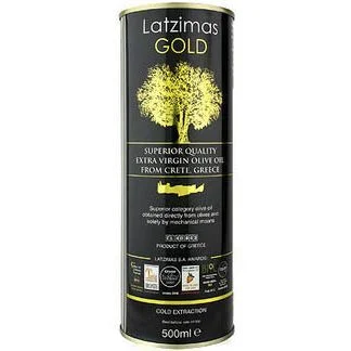 Маслиново масло Екстра Върджин 0,500 Latzimas метална кутия