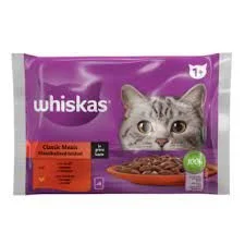 Whiskas пауч Говеждо 4 х 0,085