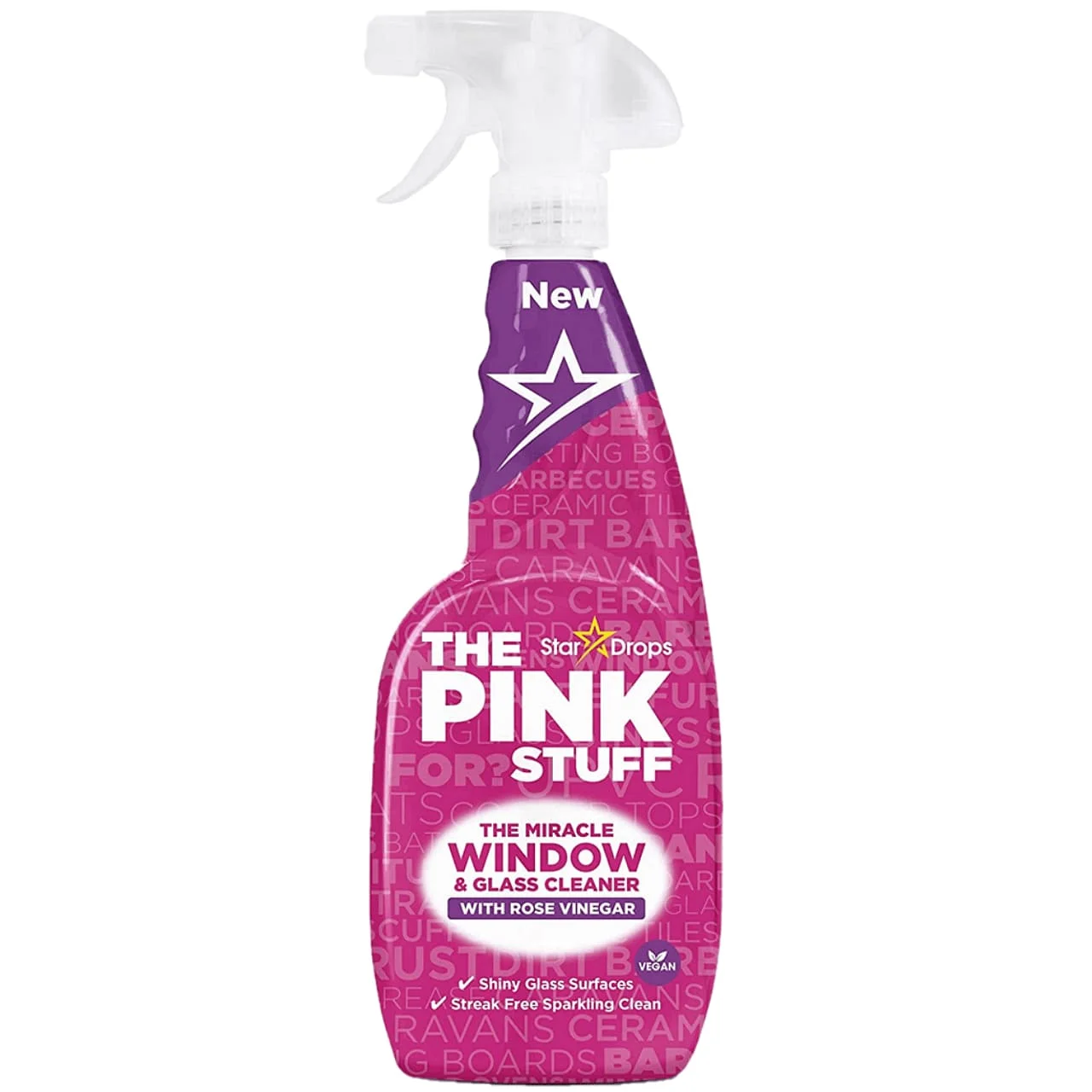 Star Drops Pink Препарат за стъкла 0,750 розов оцет