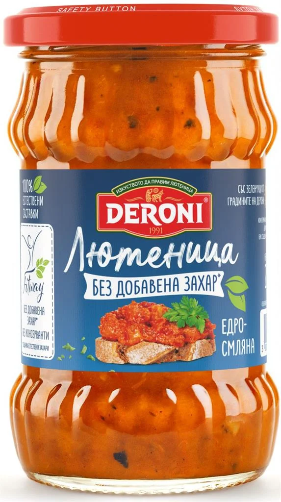 Дерони лютеница едросмляна без захар 0,250
