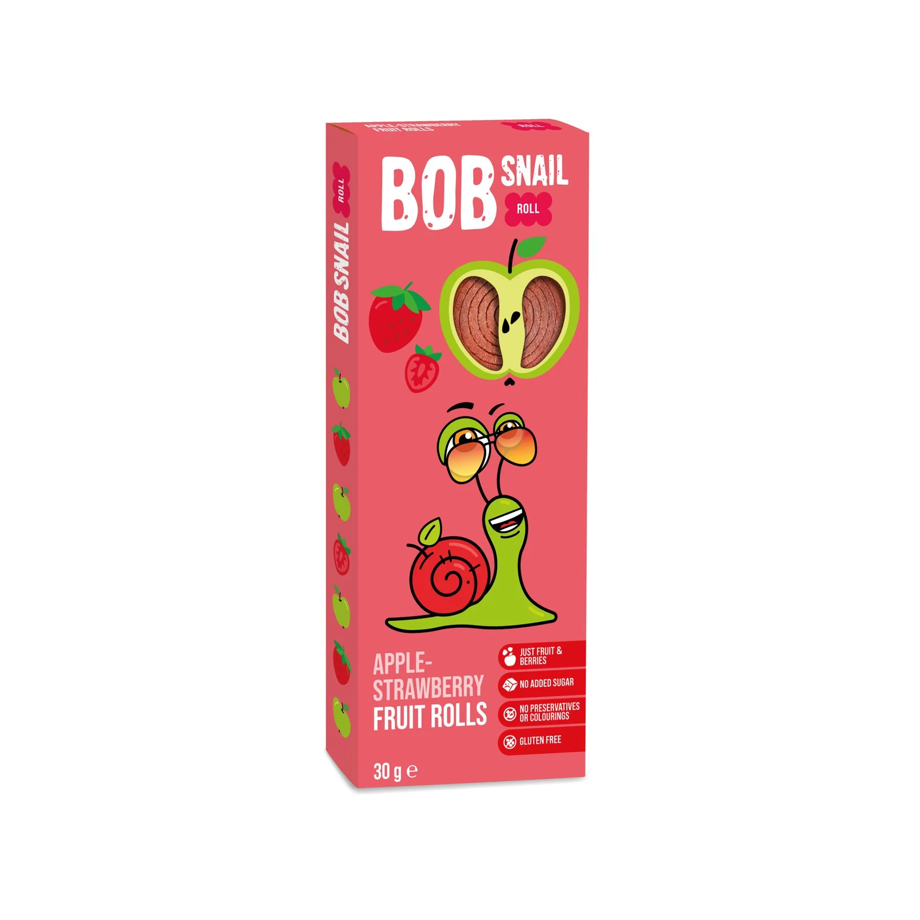 Бонбони BOB Snail 0,030 ябълка и ягода