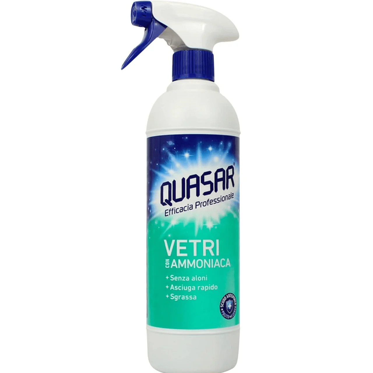 Почистващ спрей за стъкла с амоняк 0.580 Quasar Vetri