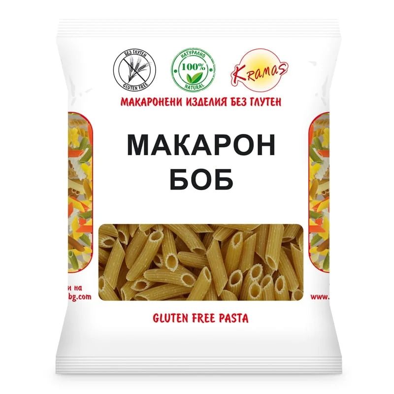 Макарони боб без глутен 0,250 Крамас