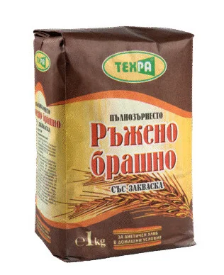 Брашно пълнозърнесто ръжено със закваска 1 кг. Texpa