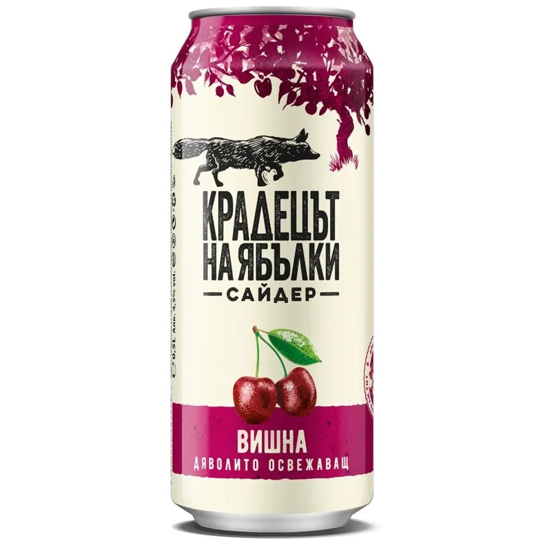 Сайдер Крадецът на ябълки Вишна 0,500 Кен